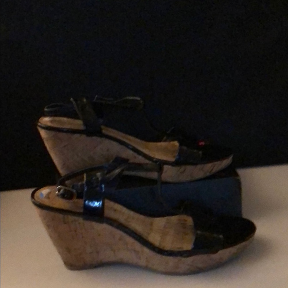 Patent Leather Bandolino Wedges